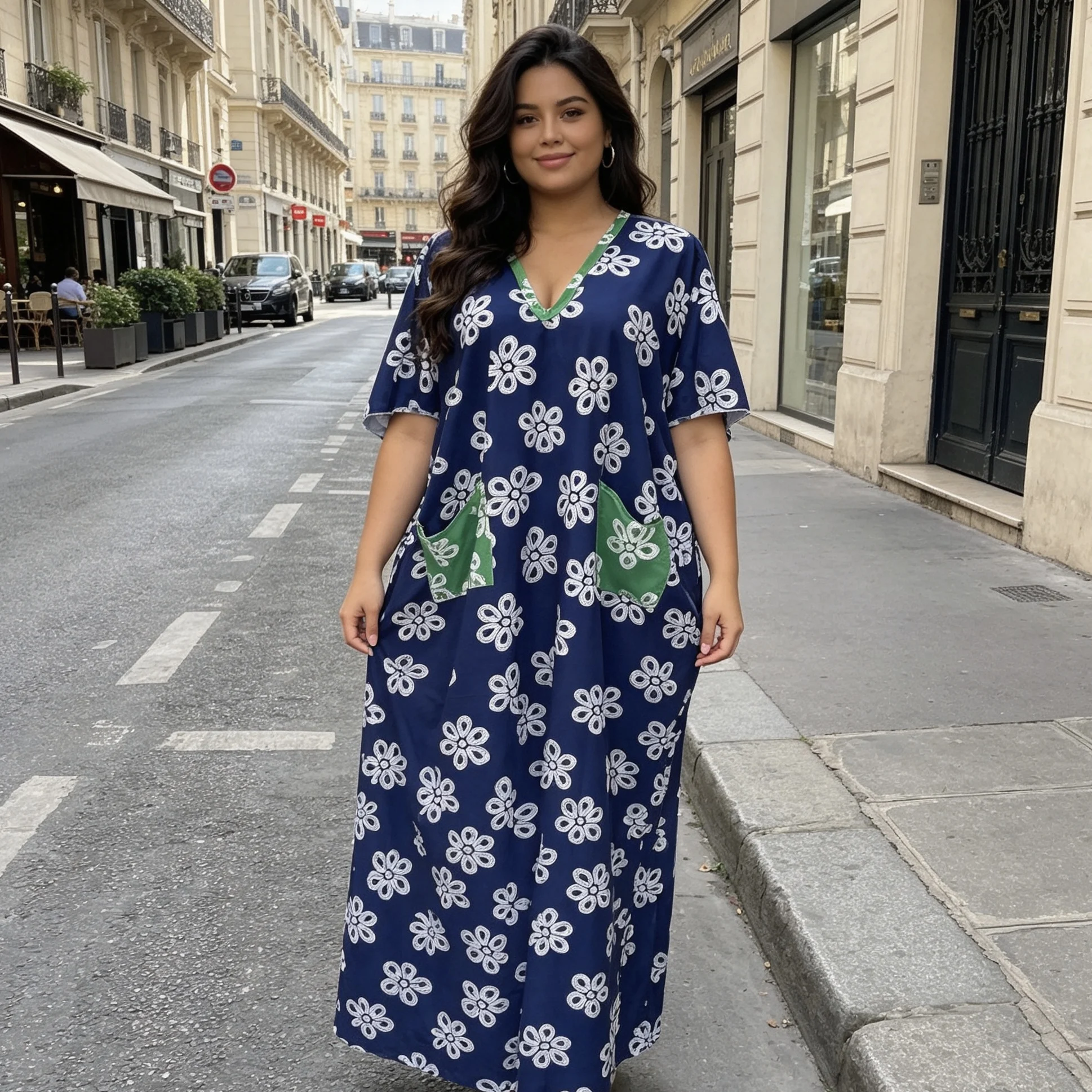 Two-Piece Set Long Maxi Dashiki Ankara Gown Traditional African Robe for Women Available Brazilian Fabric Muslim Kaftan Style - Image 4