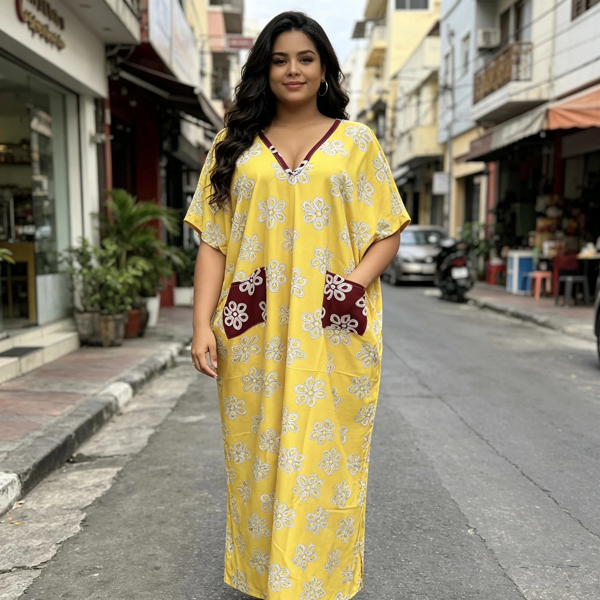 Two-Piece Set Long Maxi Dashiki Ankara Gown Traditional African Robe for Women Available Brazilian Fabric Muslim Kaftan Style - Image 6