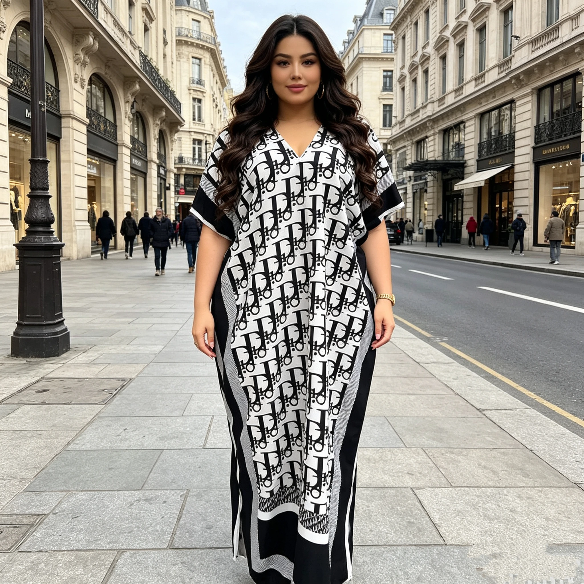 Cross-Border Summer Beach Vacation Maxi Dress Long-Silk Indian Pakistani Clothing Plus Size Muslim Lehenga Party Choli for - 图片 5