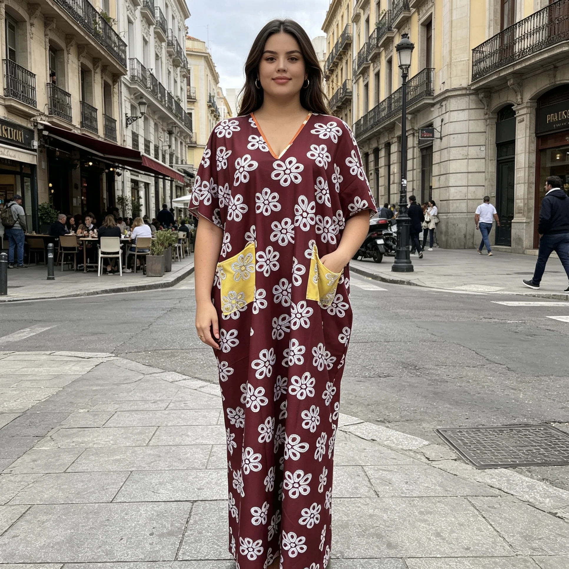 Two-Piece Set Long Maxi Dashiki Ankara Gown Traditional African Robe for Women Available Brazilian Fabric Muslim Kaftan Style - Image 3