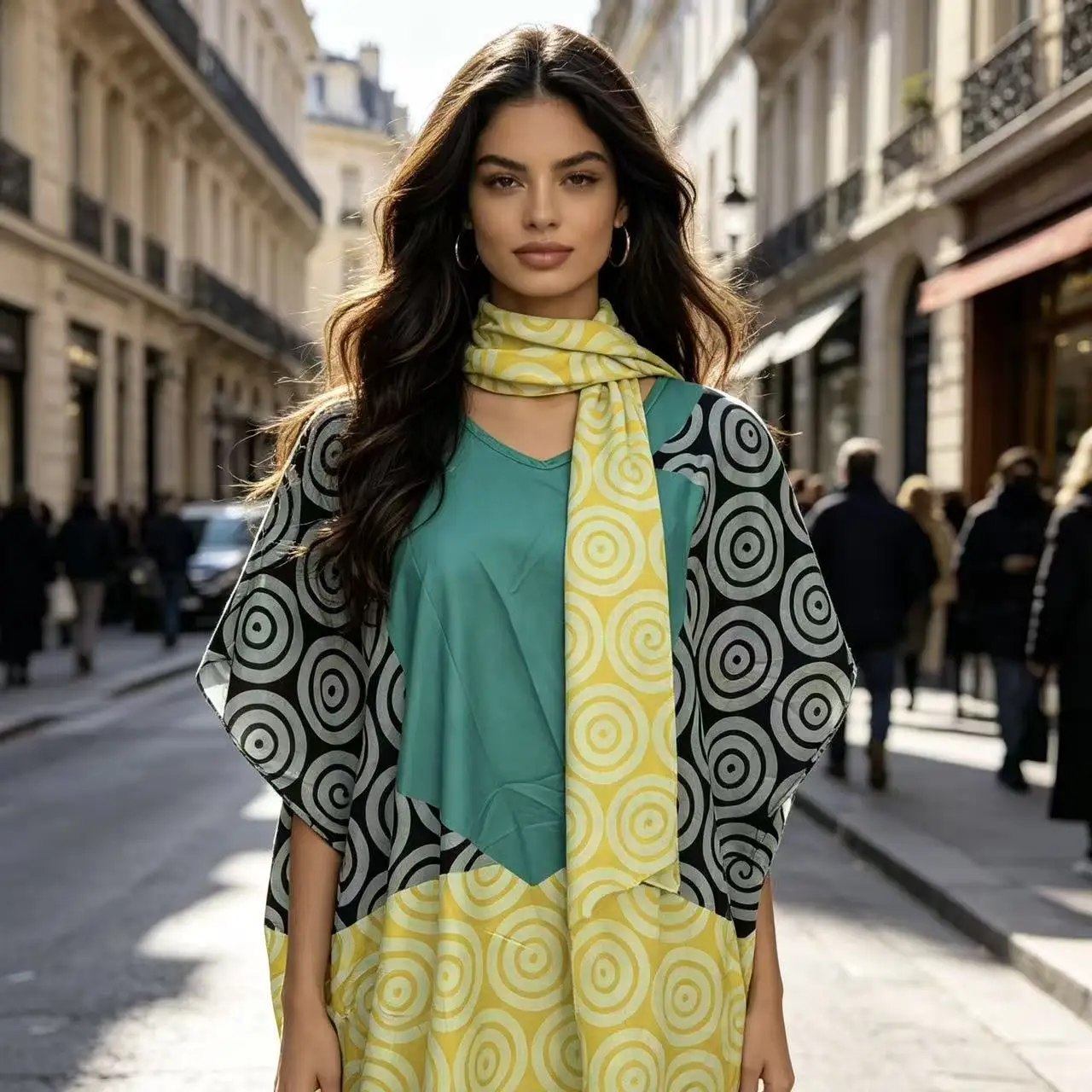 Hot Selling Diamond Robe Plus Size African Dashiki Dress Abaya for Women Long Sleeves Breathable Polyester Rhinestone Design